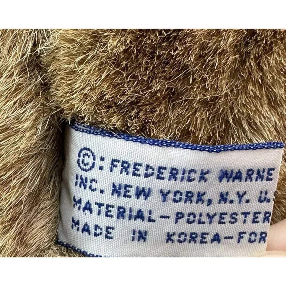 Vintage Frederick Warne Co Peter Rabbit Plush Stuffed Animal 8” Toy 1980s Eden